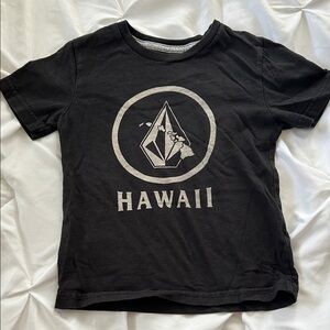 Volcom Black Kids Hawaii Graphic Tee